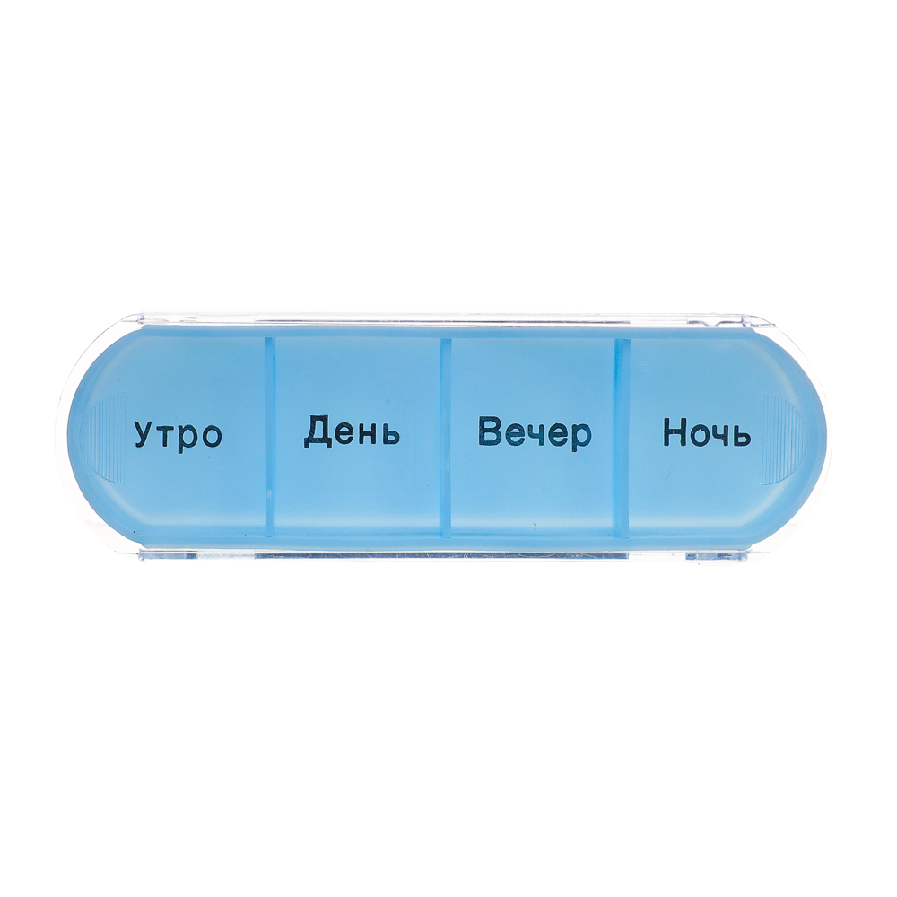 VETTA Бокс для хранения таблеток, 7 блоков по 4 отделения, пластик, 11,5х4,3x12,8см - #5