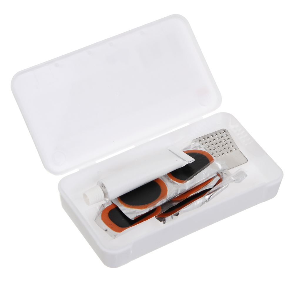 Ремкомплект велосипедный "Мини", тм BY SPORT, (клей 4 г, 5 заплаток, терка) - #1