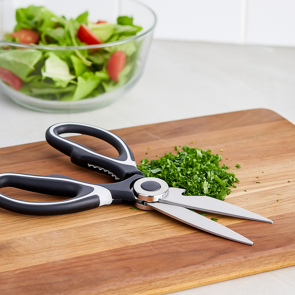 SATOSHI Лион Ножницы кухонные 21см, с орехоколом и открывалкой - #9