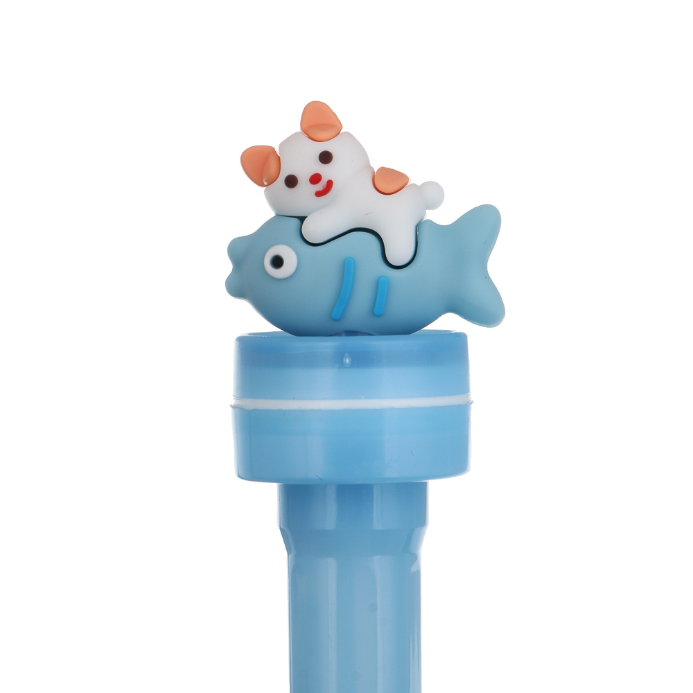 Ручка шариковая синяя с печатью "Пушистые гурманы", 3 вида - #9