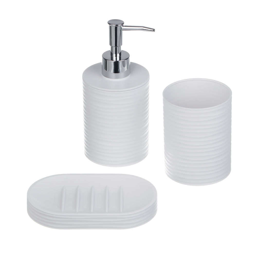 Мыльница тм VETTA Тренто, пластик, PP, белый, 14,5x8,8x2см - #5