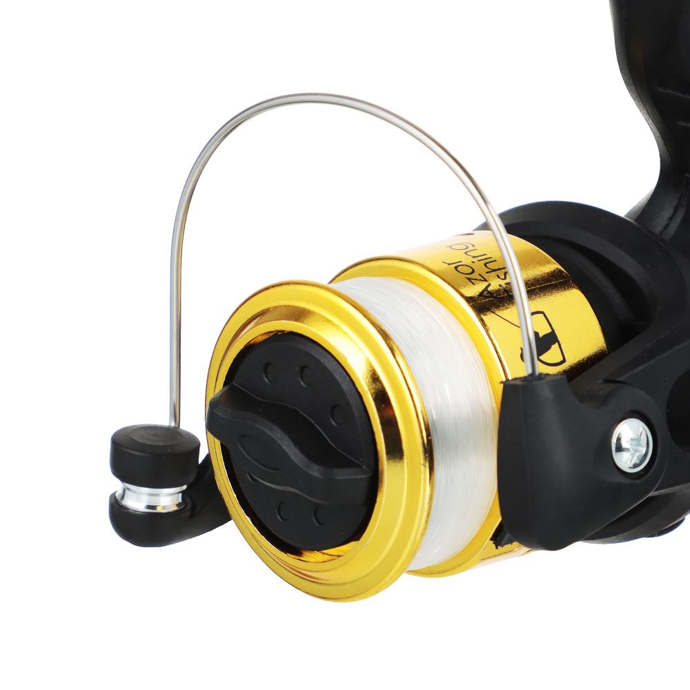 Катушка SY 200 тм AZOR FISHING, передний фрикцион, 1 п.п.,металл, пластик, с леской 0.25 мм - #2