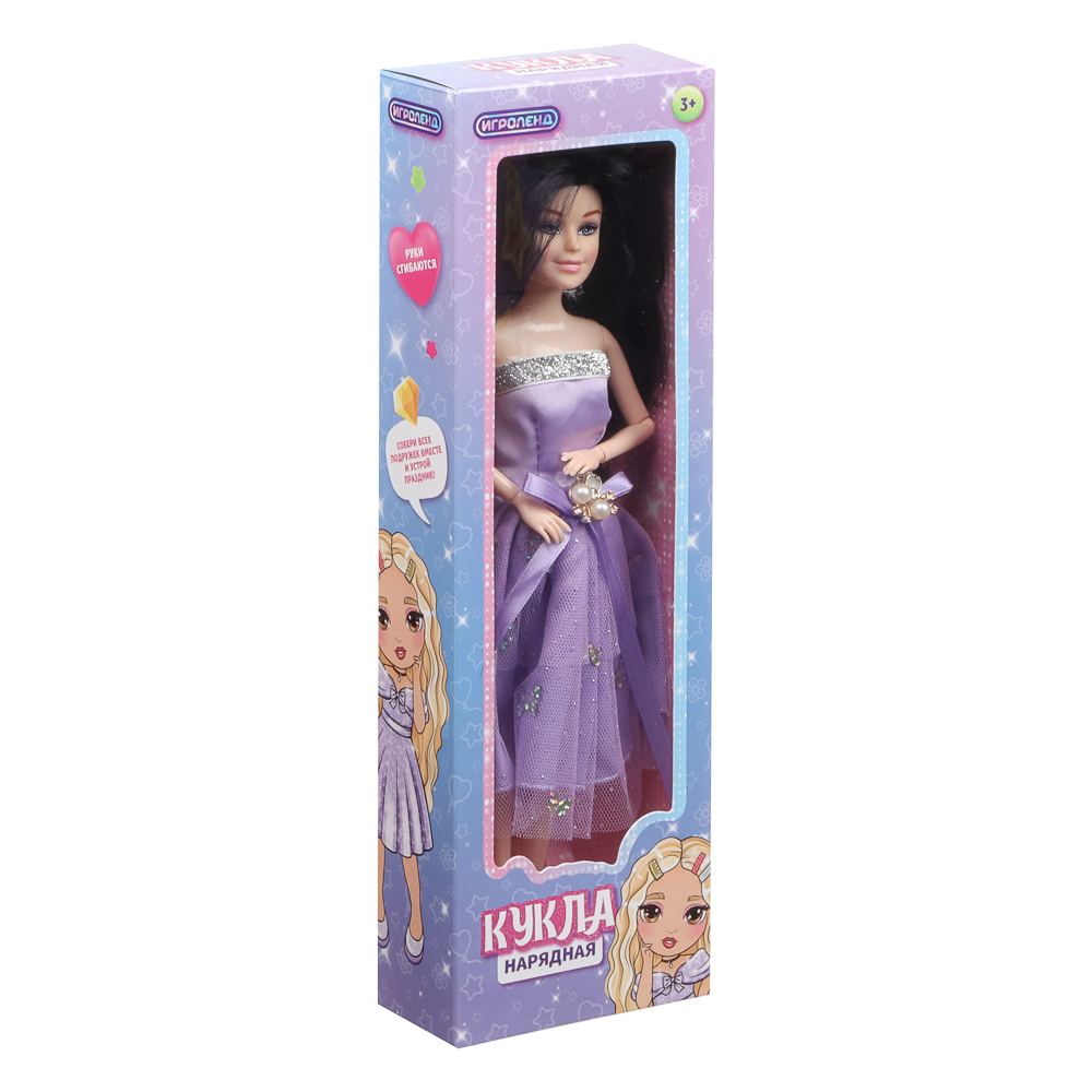 ИГРОЛЕНД Кукла нарядная 27 см, PP, PVC, 10х5х32,5 см, 6 диза - #7