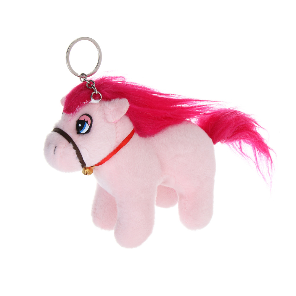 СНОУ БУМ Мягкий сувенир Лошадка 13x14x5 см, полиэстер, 3 дизайна - #2