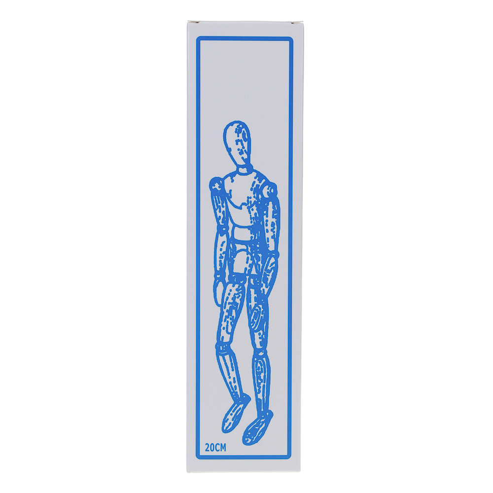 Фигурка декоративная "Деревянный человечек", 5,5х21,5 см, дерево, металл - #7