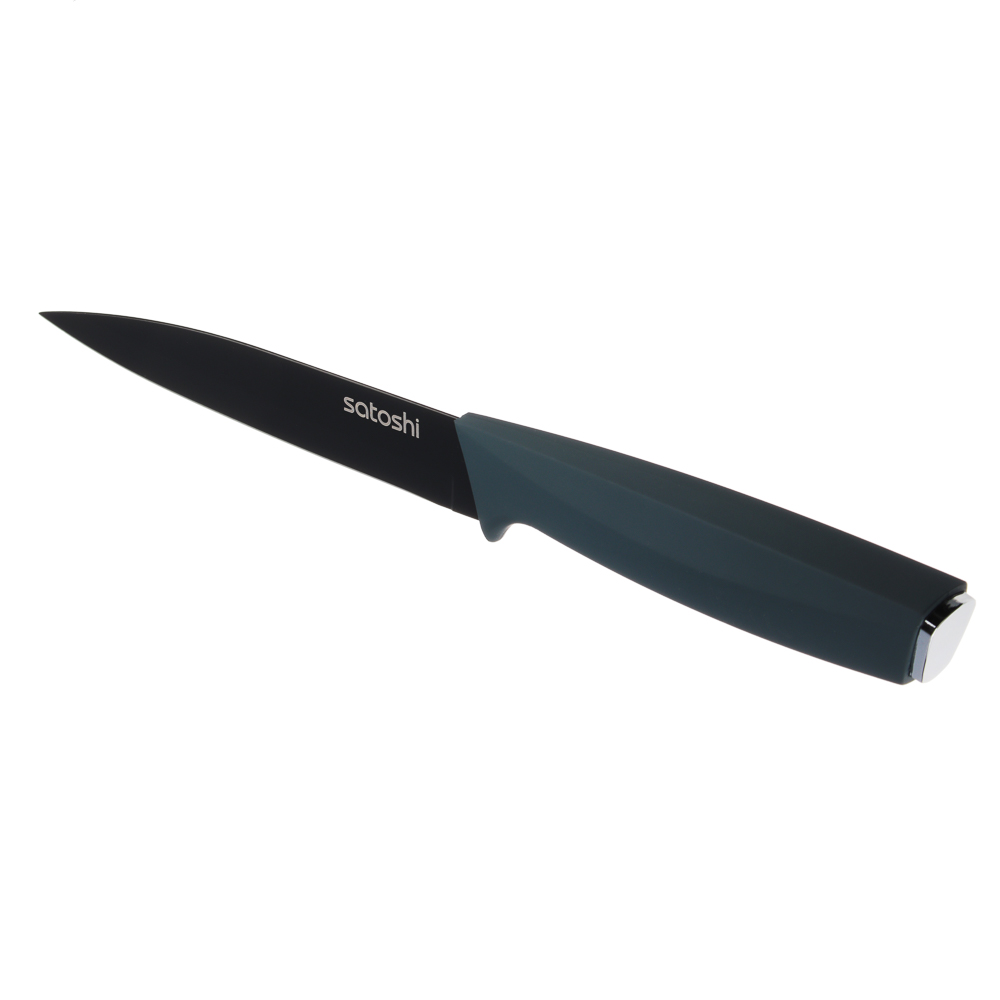SATOSHI Орис Нож кухонный универсальный 12,7см, нерж.сталь с антиналипающим покрытием, софт-тач - #4