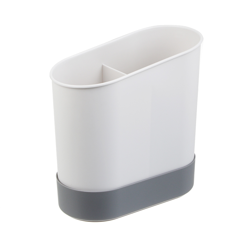 Подставка для столовых приборов тм VETTA, 15,5x8,5x16,2см, полипропилен, цвет белый - #4