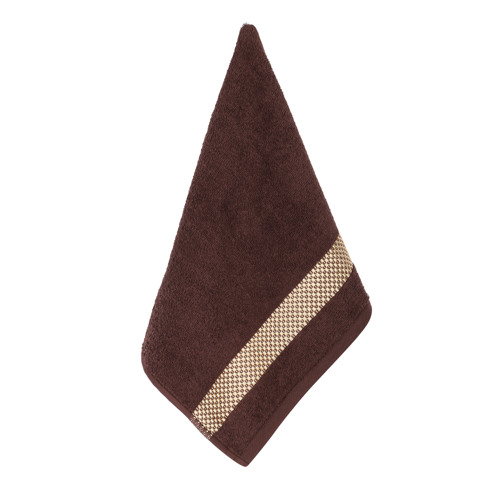 PROVANCE Кантри Полотенце махровое, 30х50см, 100% хлопок, 450гр/м, коричневый - #3