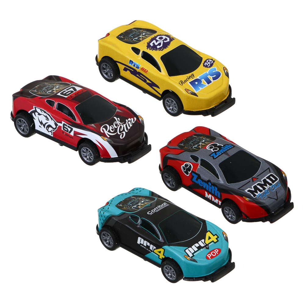 ИГРОЛЕНД Набор Машинка-перевертыш "Оборот 360", 2 шт., металл, 13х16,2х3см, 2 дизайна - #3