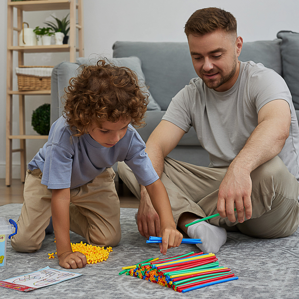 BY Education Конструктор пластиковый "Чудо-палочки", 300 деталей, PE, PP, 28х18х12,5 см - #14