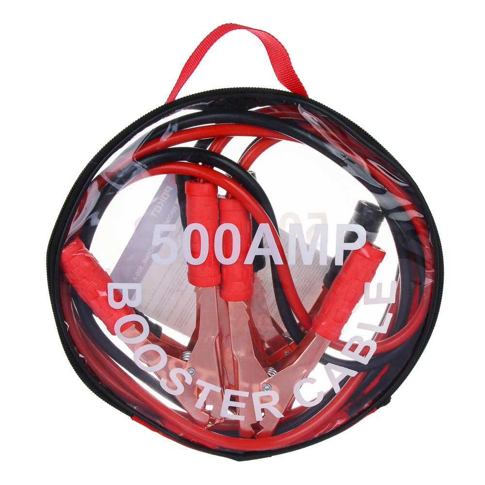 РОКОТ Провода пусковые, 500 А, -30°/+80°, 2.2 м, 12/24 В - #6