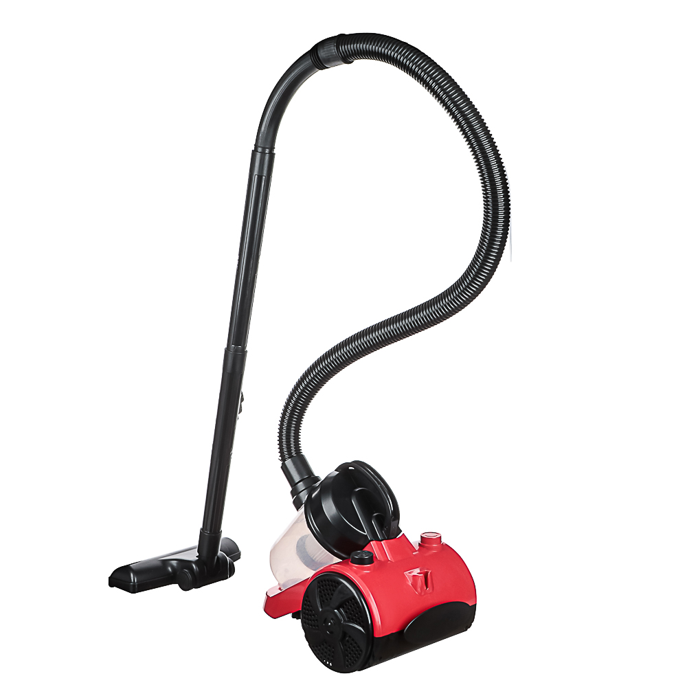 Пылесос, проводной, до 1000 Вт, 1 насадка, Hepa фильтр, 2 литра, 220В, пластик, металл, красный - #3