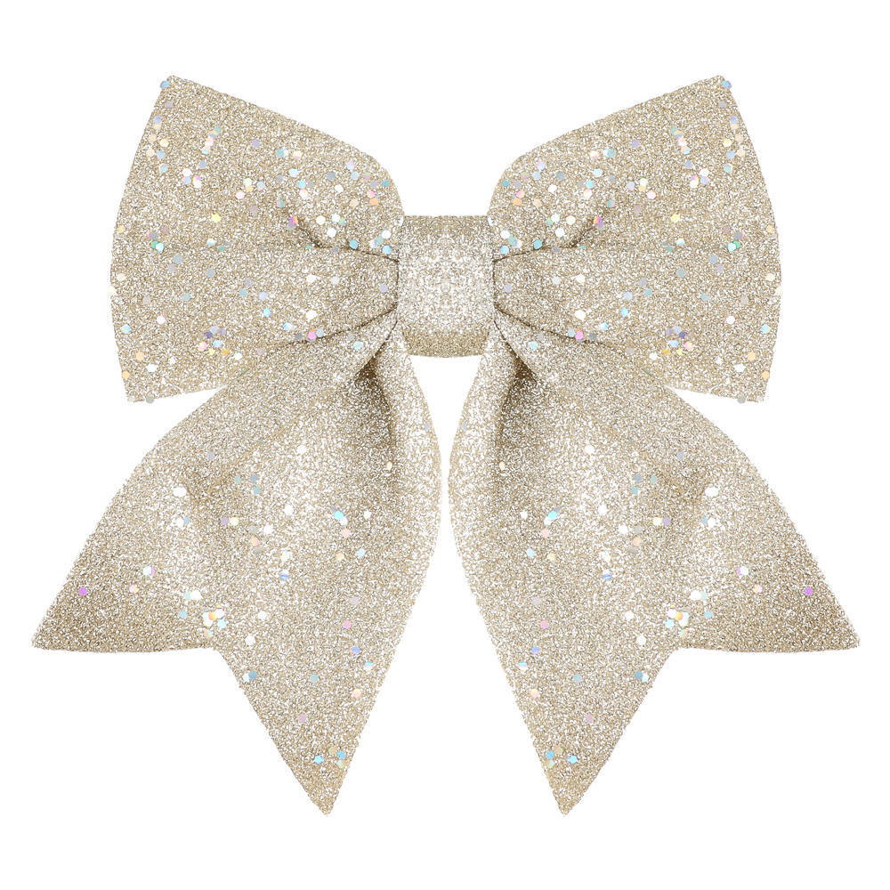 СНОУ БУМ Бант 15x20 см, полиэстер, шампань - #1