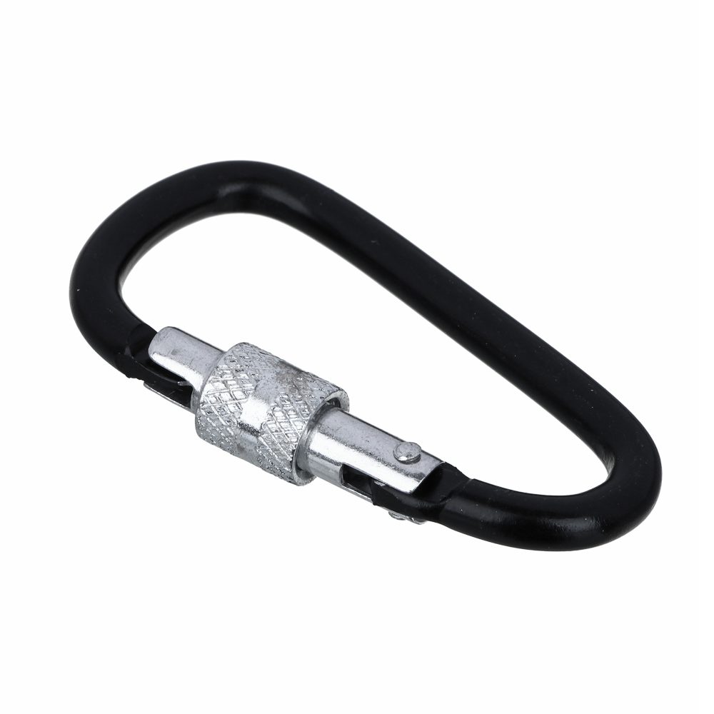 Карабин туристический с винтовым фиксатором тм BY Русские Супергерои, 7,7 см, алюминий - #1