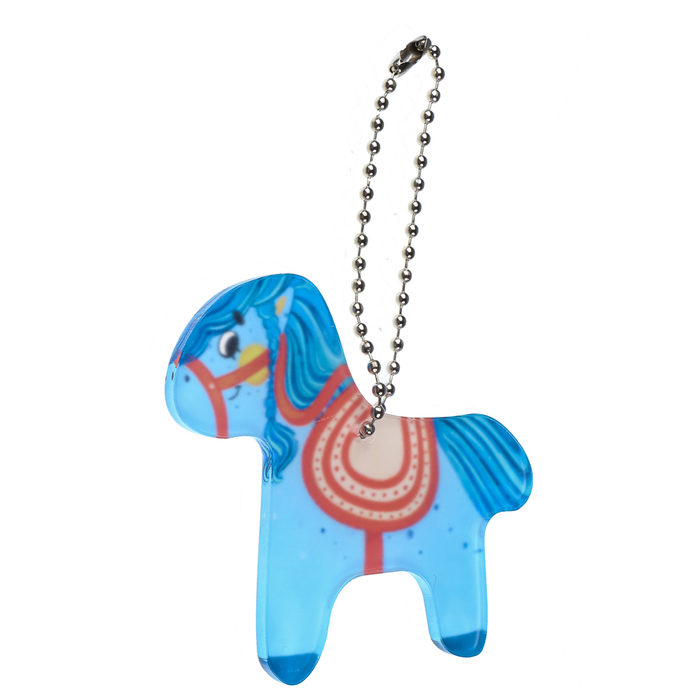 Брелок Лошадка, 7 см, акрил 3 мм, печать УФ, 4 дизайна - #3