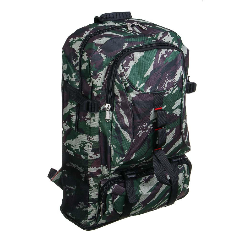 РУССО ТУРИСТО Рюкзак туристический Геолог 50-60л, 65x35x14,5 см, нейлон - #3