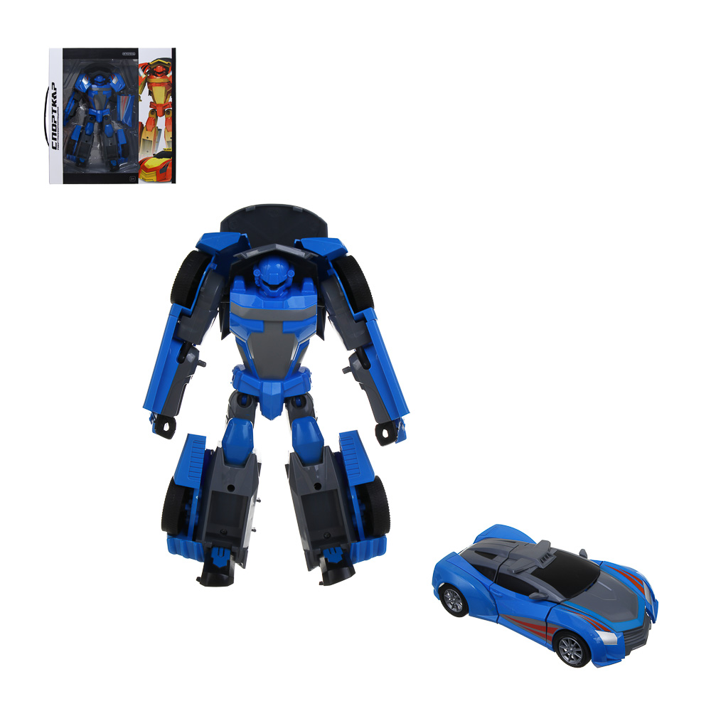 ИГРОЛЕНД Робот трансформирующийся "Спорткар", ABS, 29,5х29,5х9,5, 2 дизайна - #1