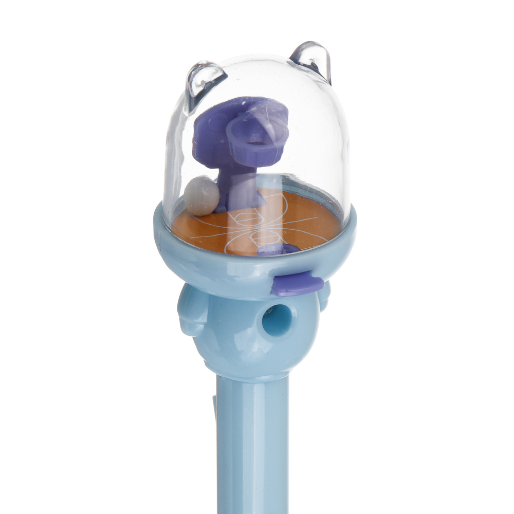 Ручка гелевая черная 0,5мм, интерактивная "Попади в сетку", 3 вида, шоу-бокс - #4