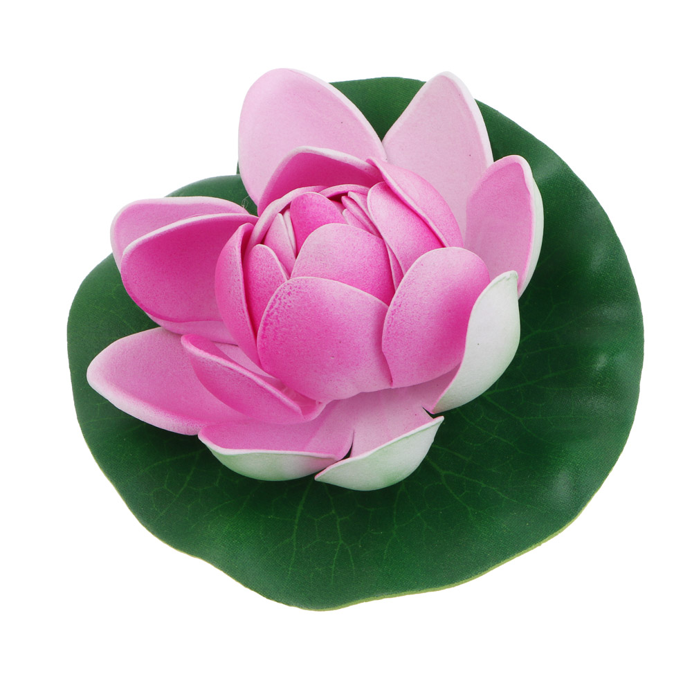 Кувшинка декоративная для пруда тм INBLOOM, d10.5 см, ПВХ - #6