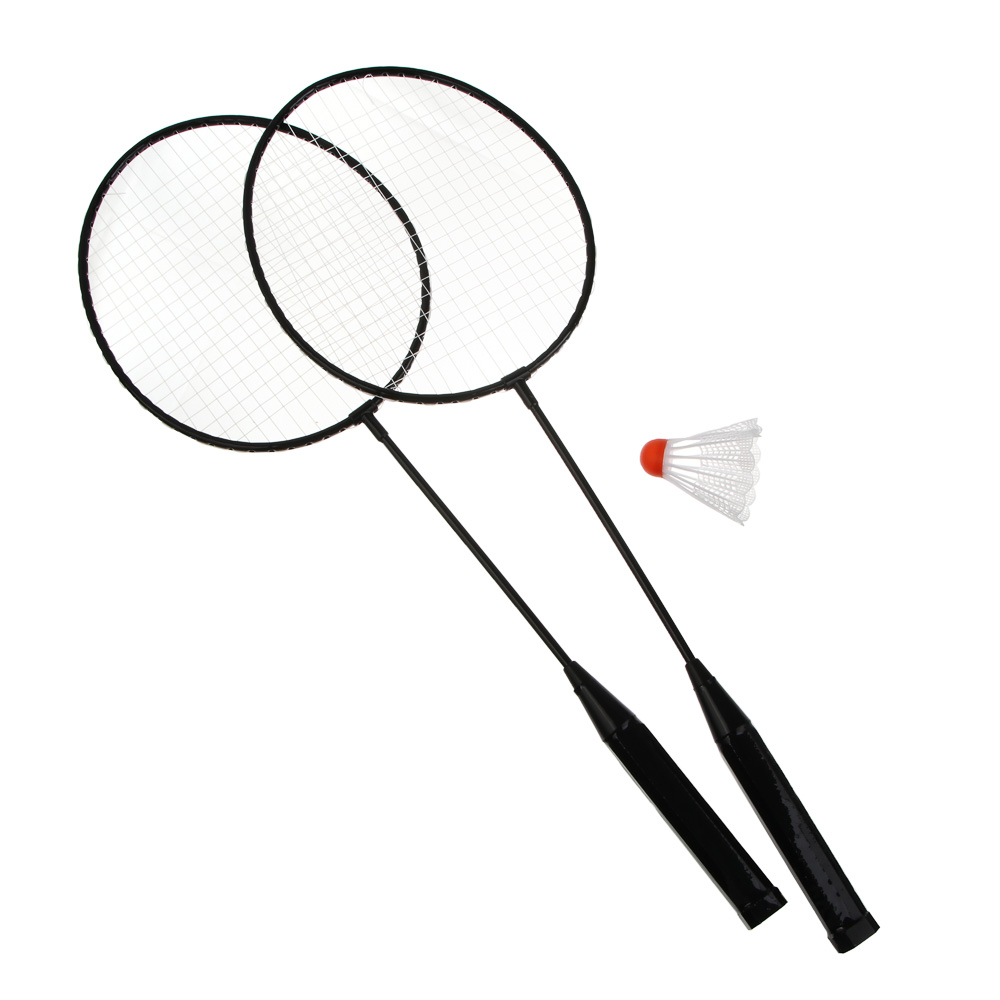 Набор для бадминтона, тм BY SPORT, 2 ракетки, 1 волан, в сетке, металл, пластик - #9