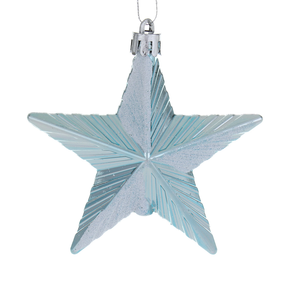 СНОУ БУМ Набор декоративных украшений "Звезды" 2шт, 9x3x9см, пластик, арт.1 - #2