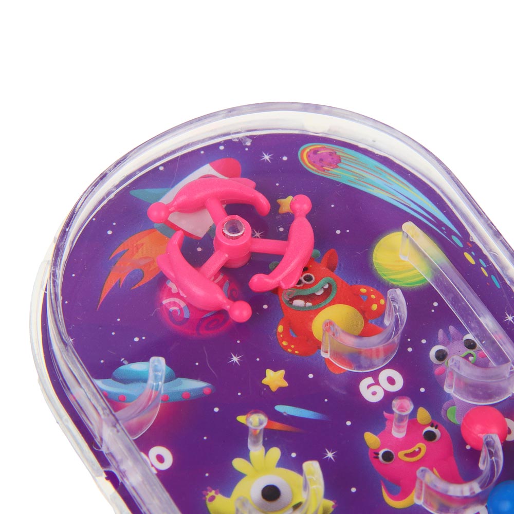 ИГРОЛЕНД Мини игра пинбол "Забрось шарик", PS, бумага, 10,8х7х1,2 см, 2 дизайна - #7