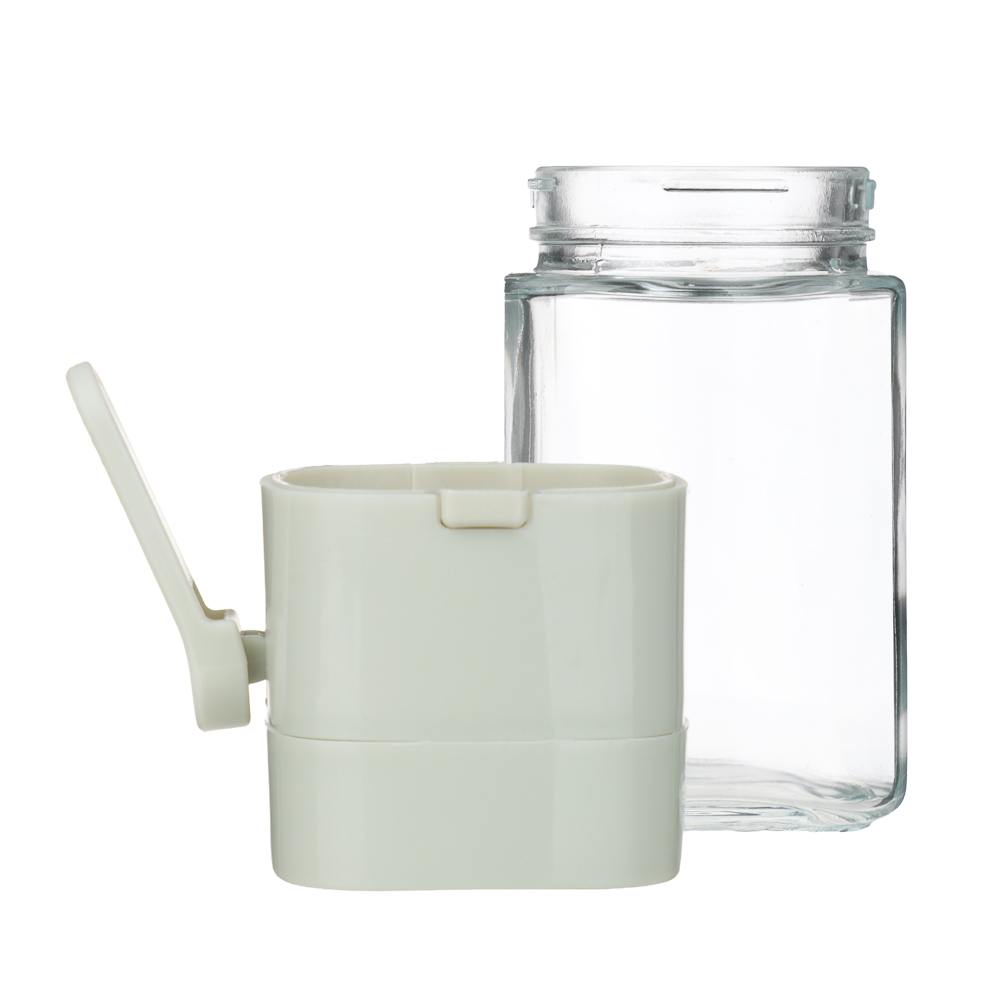 VETTA Банка для специй, 180 мл, стекло, пластик, белый - #5