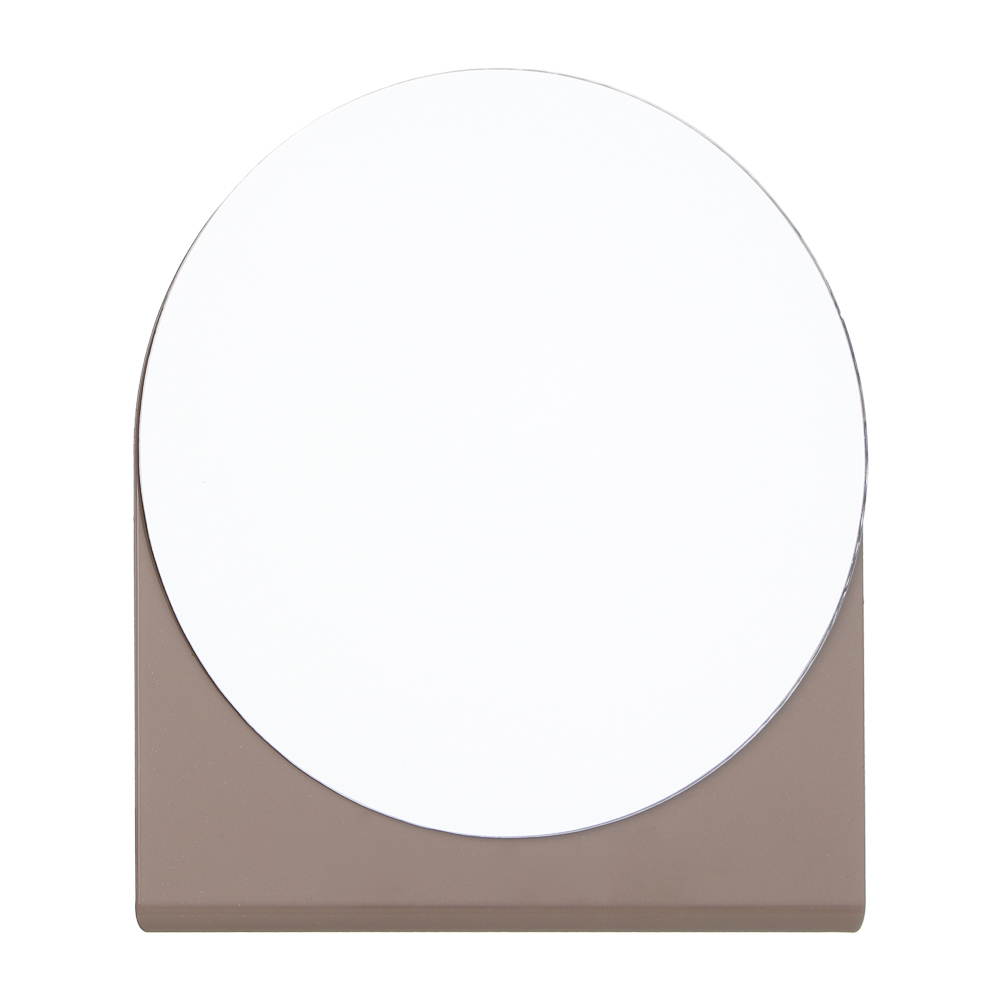 ЮНИLOOK Тинес Зеркало настольное на металлической подставке, железо, стекло 17х15х5,5см, беж - #2