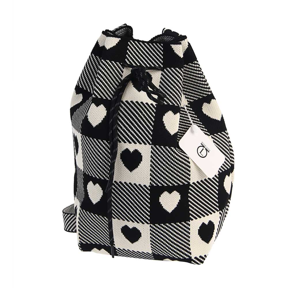 Сумка торба женская на кулиске тм ЮL Багги 26х28х13 см, полиэстер, 2-3 цвета - #8