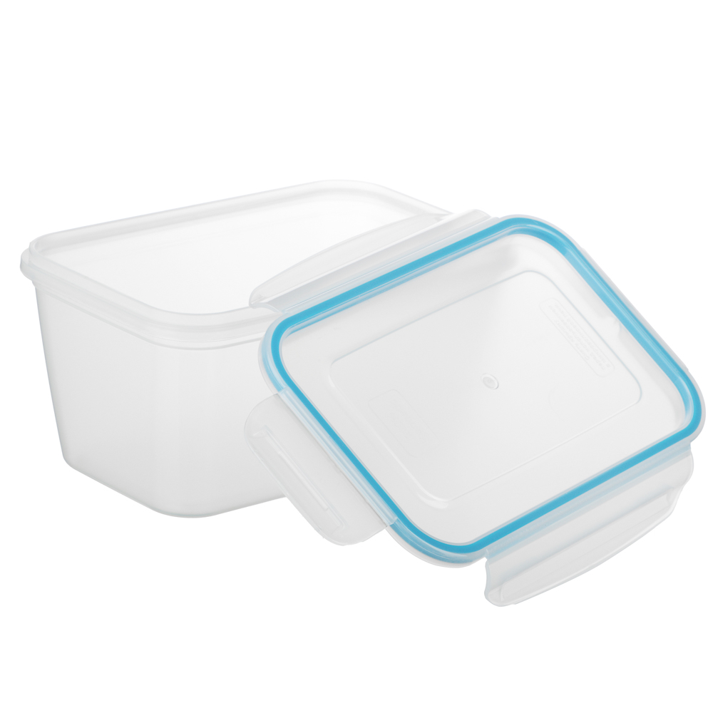 Набор герметичных контейнеров пищевых с защелками 4шт (1,4л, 0,77л, 1л, 0,47л), пластик - #4