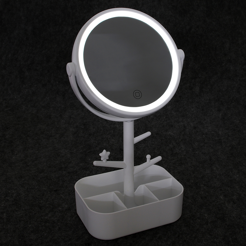 Зеркало настольное с LED-подсветкой ЮниLook, 32х17 см, 2 цвета - #2