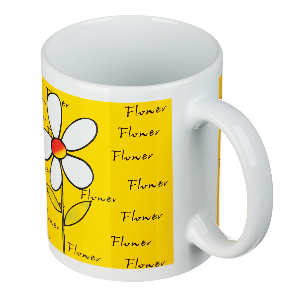 MILLIMI Кружка Цветок, 320мл, фарфор, 4 дизайна - #3