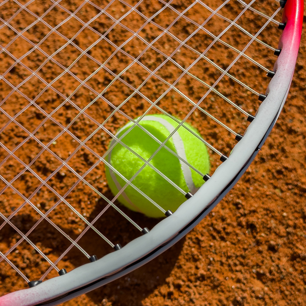 Набор для большого тенниса: 2 ракетки, мяч, в чехле, металл, пластик, SILAPRO - #12