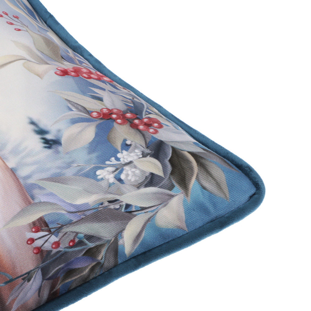 PROVANCE Нордик Чехол для подушки велюр, 40х40см, 100% полиэстер, олень - #5