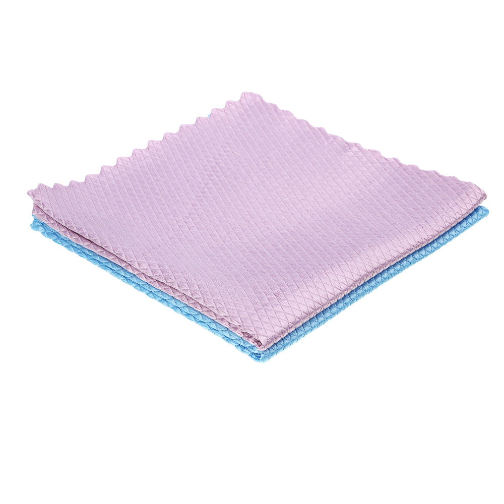 Салфетка для стекла/пластика/зеркал тм VETTA, 30х30см, микрофибра 220г/м2, 2 цвета - #1