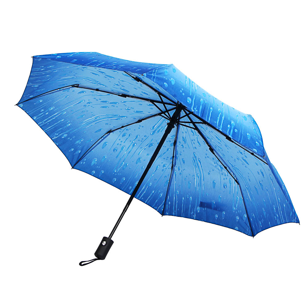 Зонт автомат, диаметр 95 см, 8 спиц, металл, пластик, полиэстер, 4 дизайна - #3