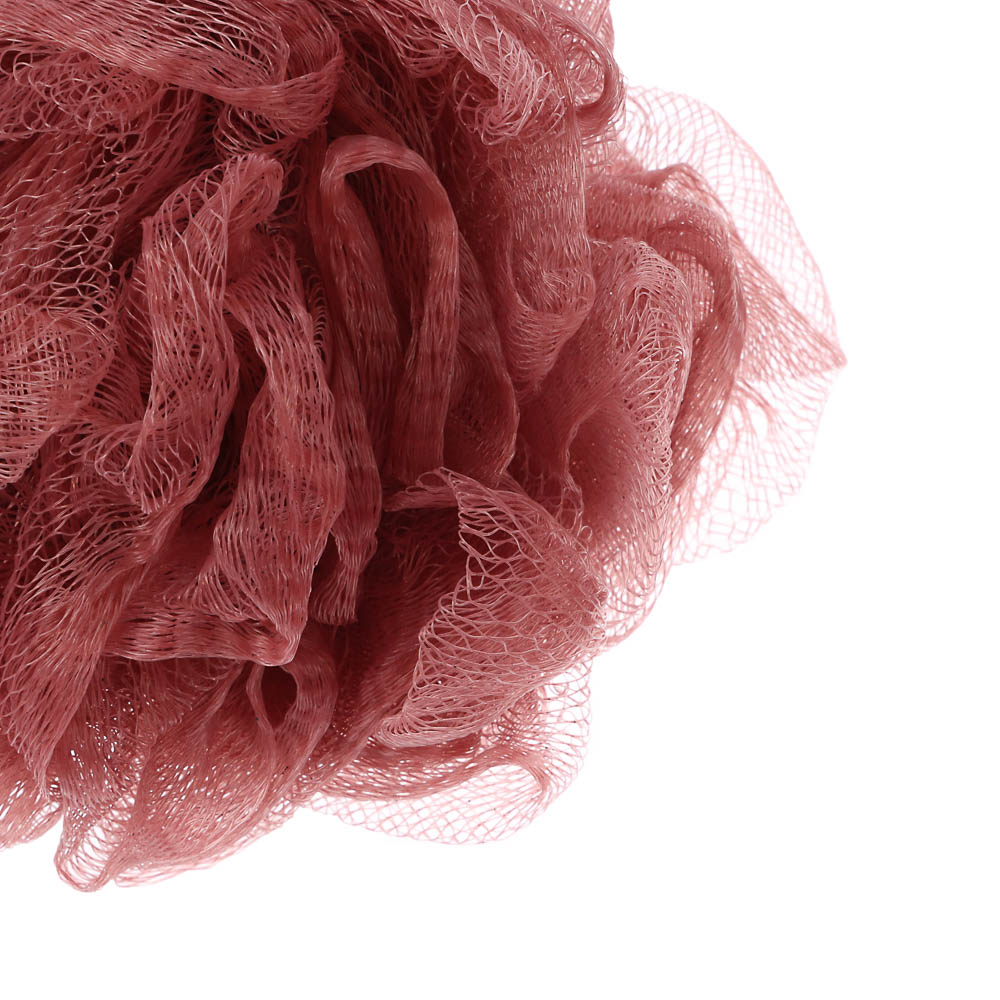 ЮL Мочалка шар роза с подвесом, полиэтилен, 40гр, 5-6 цветов, МС24-03 - #3