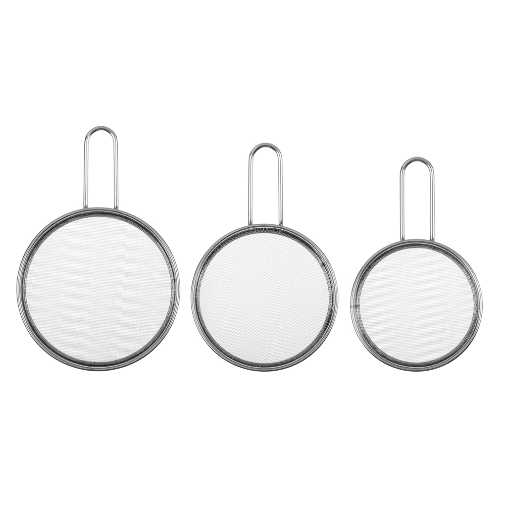 Набор сит для сахарной пудры и какао тм VETTA 3 пр, 7,5/9/10см, нерж.сталь - #7