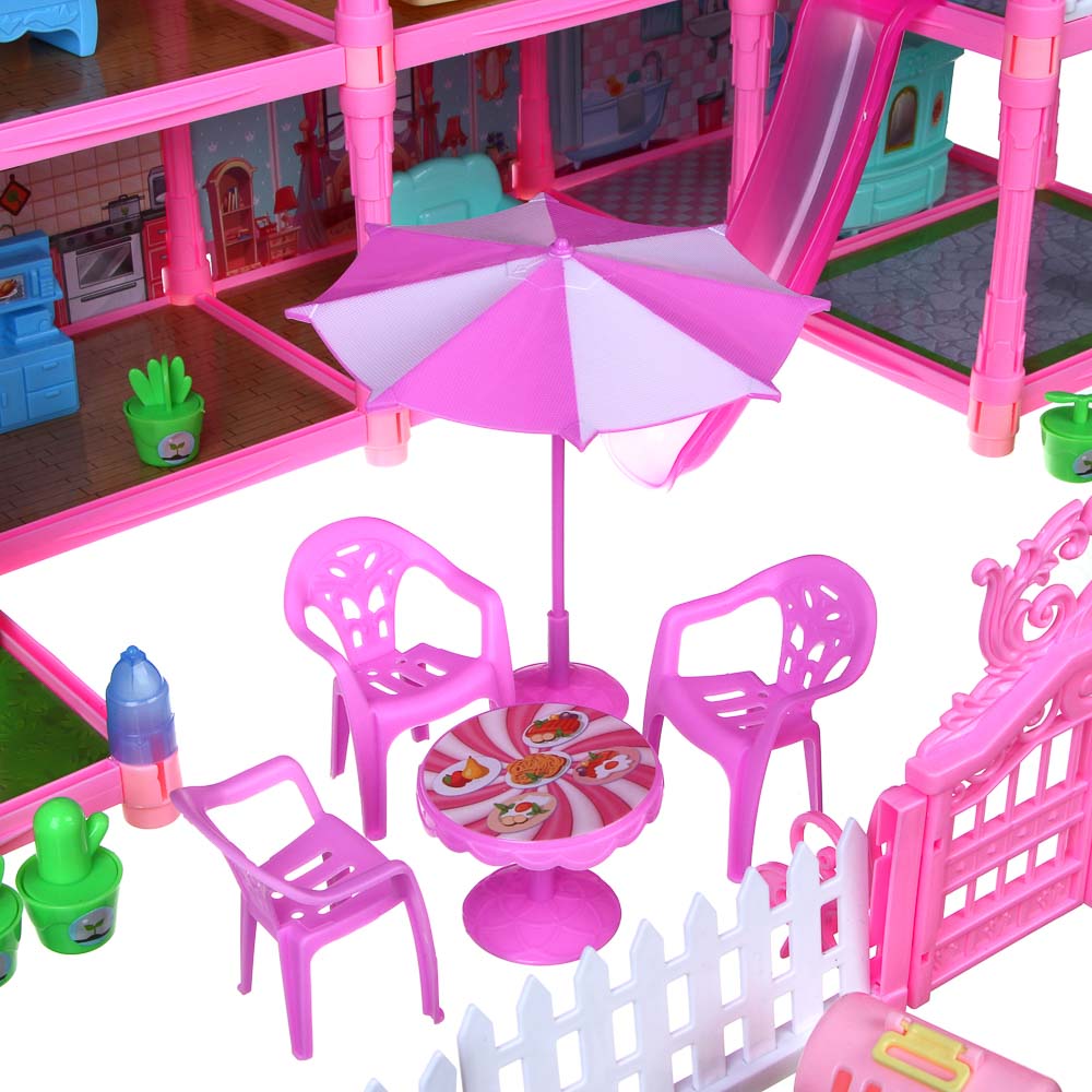 ИГРОЛЕНД Дом для куклы с акс., питомцами и  куклой, ABS, PP, - #8