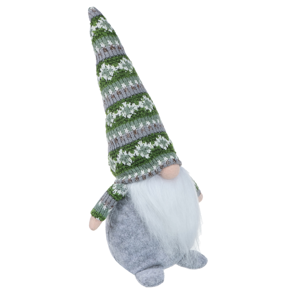 СНОУ БУМ Фигура декоративная "Гном" 42,5 см, полиэстер, 2 дизайна - #1