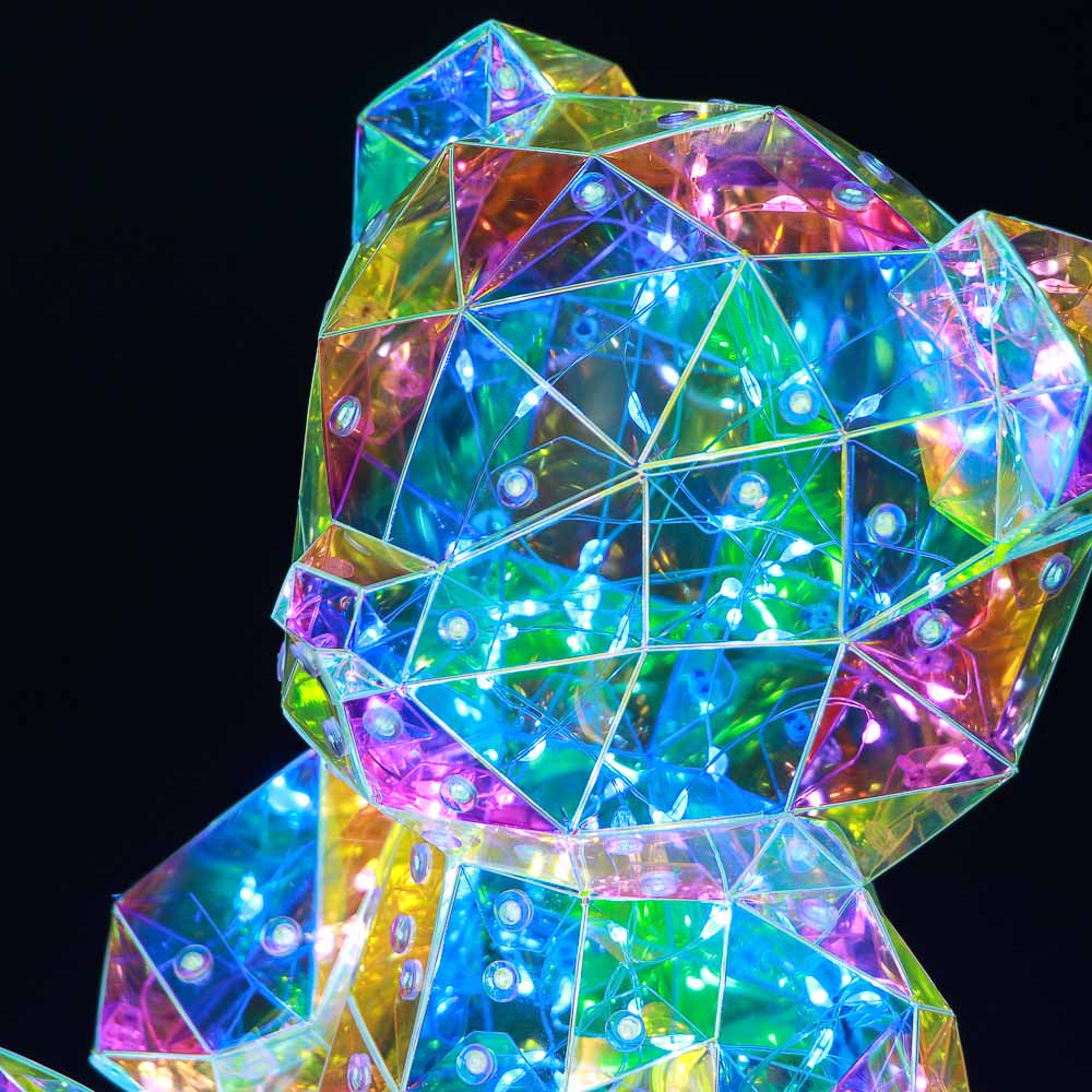 СНОУ БУМ Медвежонок, 16х24 см, 150 LED, постоянное свечение, USB - #3