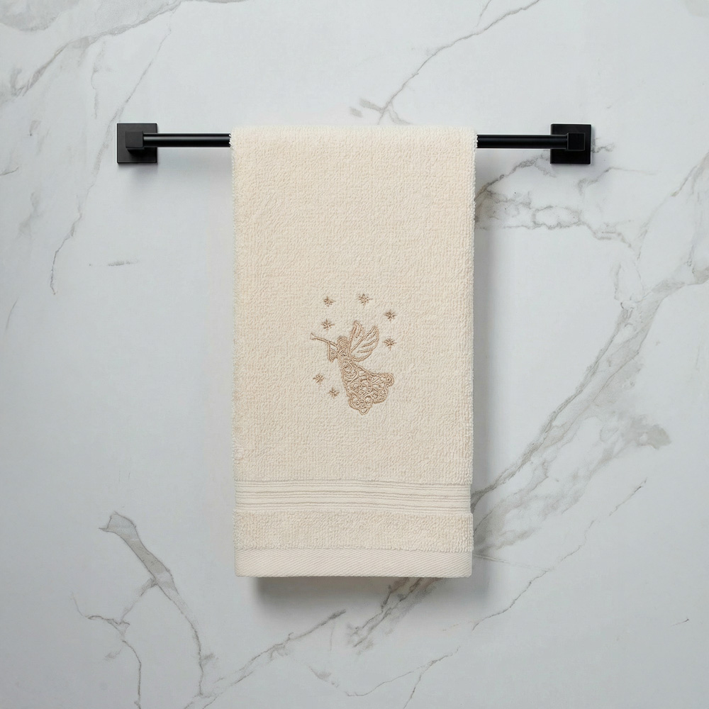 PROVANCE Ангелы Полотенце махровое с вышивкой, 30х50см, 100% хлопок, 2 дизайна - #3