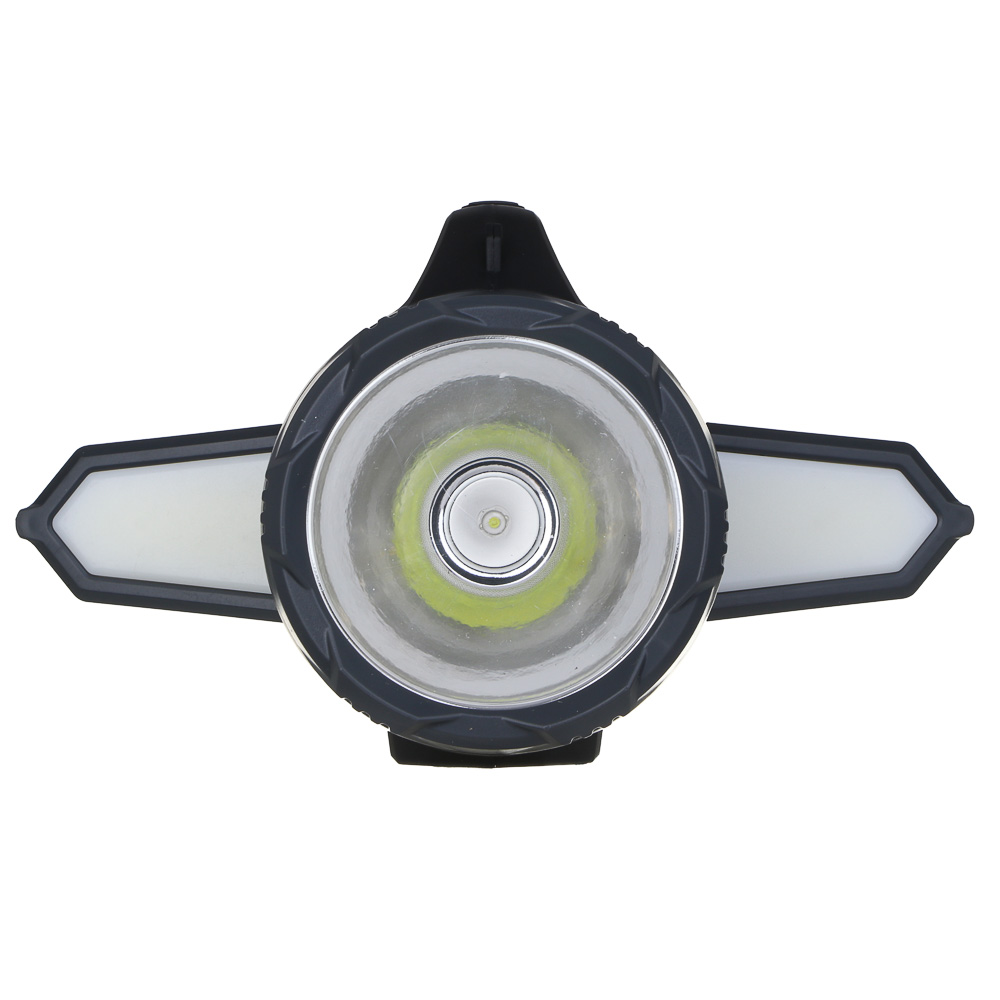 ЕРМАК Фонарь прожектор,LED,5 режимов,пластик,2400мАч,боков.фонари, красный свет, солн.батарея,Туре-С - #2