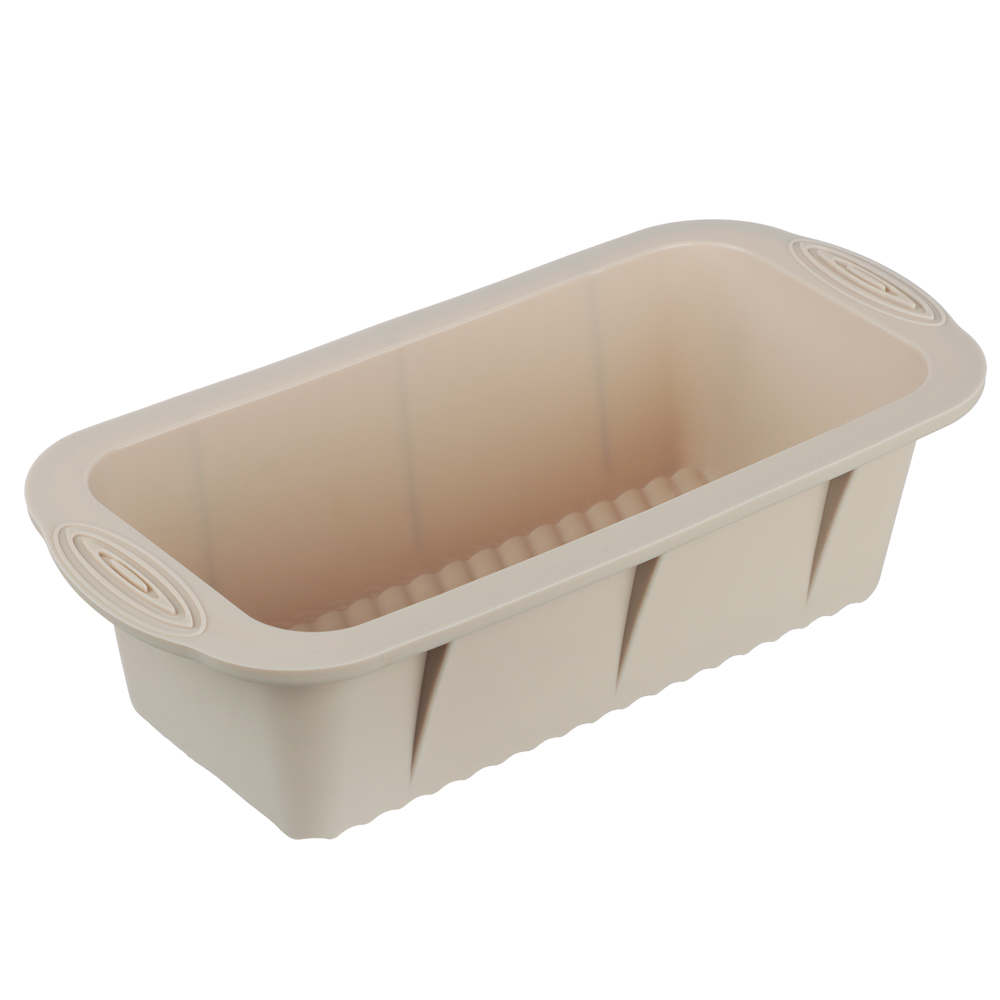 SATOSHI Форма для выпечки кекса, хлеба с ручками, 25x12x6см, силикон - #1