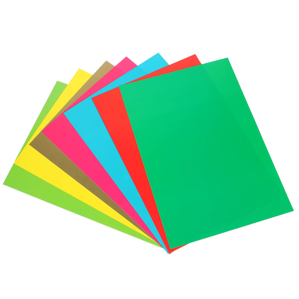 Картон цветной FLOMIK двусторонний мелованный, А4, 16 цветов, 8 листов - #3