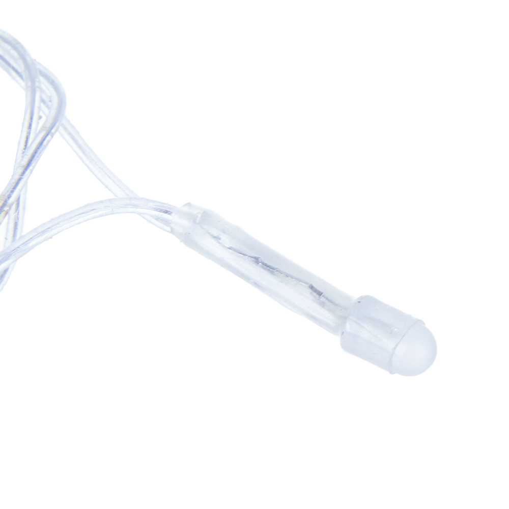 СНОУ БУМ Гирлянда эл. вьюн 10м, 100LED, белый, 8 режимов, ПВХ прозрачный, 220В - #3