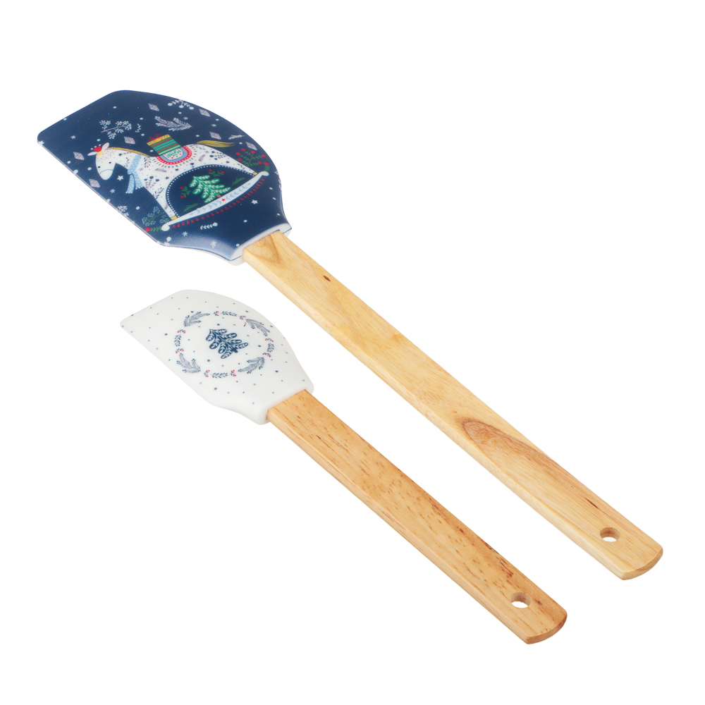 Новогодняя коллекция Нордик Набор 2 пр., лопатки силиконовые - #1
