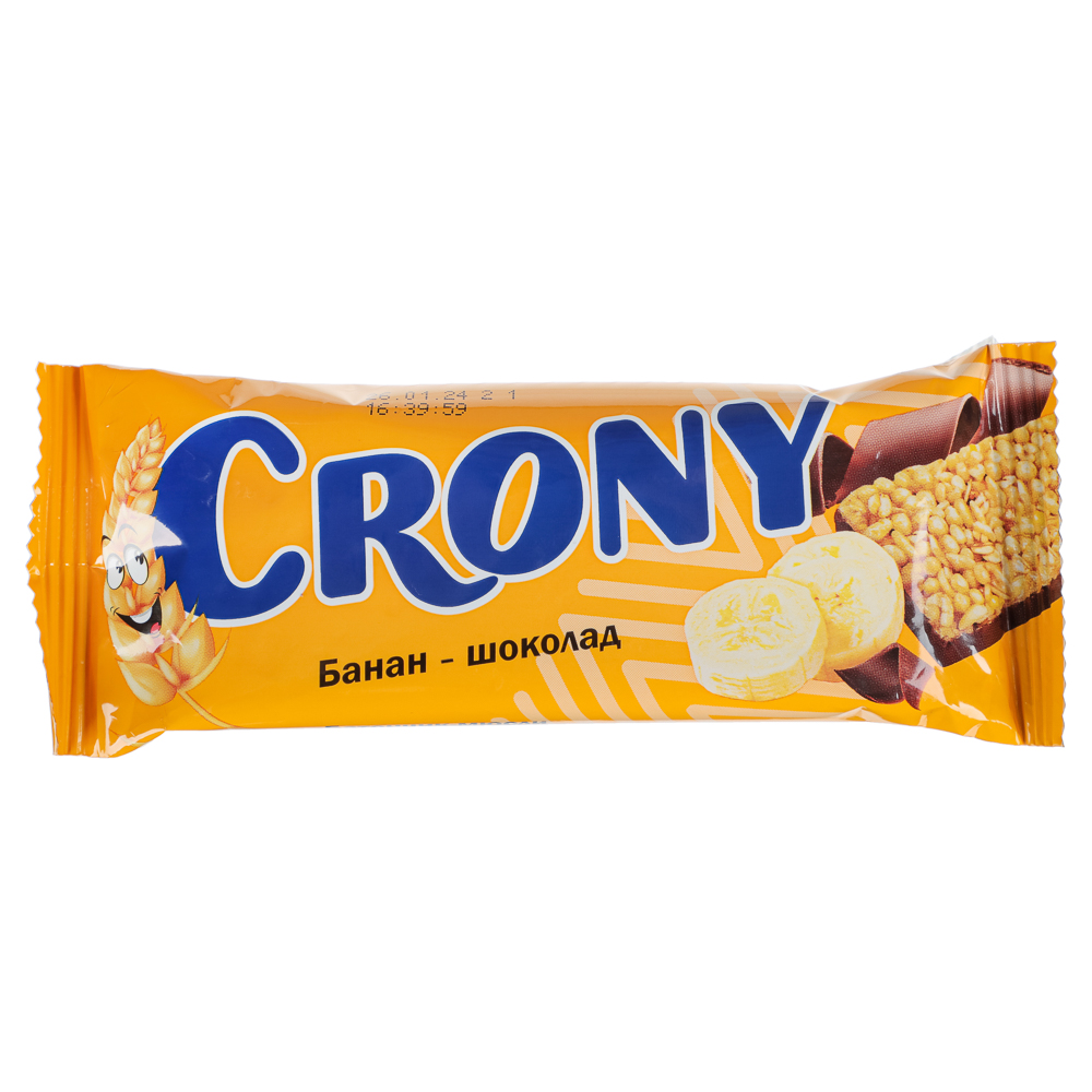 CRONY Батончик-мюсли Банан и шоколад, 50 г - #2