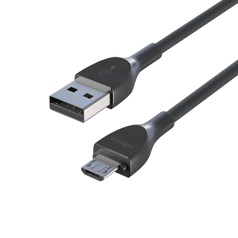 FORZA Кабель для зарядки Акварель Micro USB, 1м, 2А, 4 цвета, пакет - #4