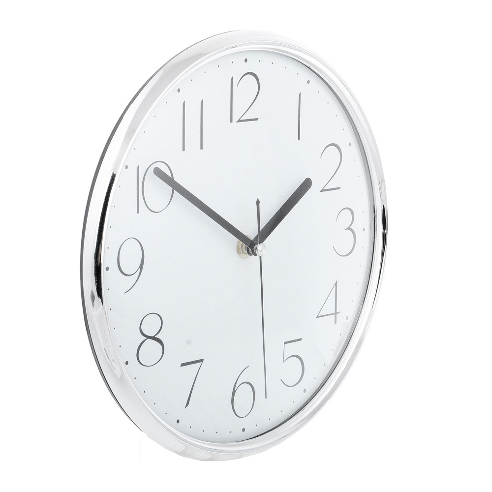 Часы настенные Ladecor chrono "Металлик", серебро - #2
